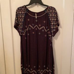 free people red dress